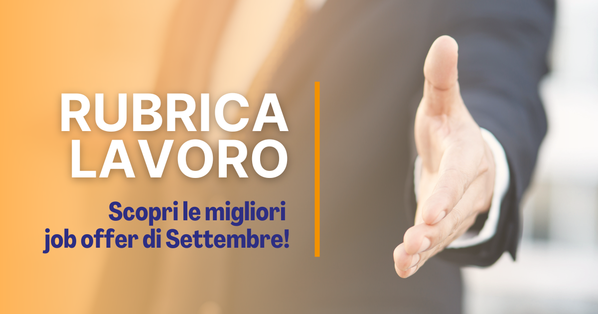 Offerte di lavoro (settembre)